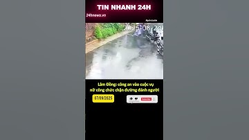 Lâm Đồng: công an vào cuộc vụ nữ công chức chặn đường đánh người. #tinnong24h #antv #news