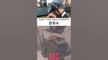hairy potter Neymar Jr reaction on funny CS2 moments #cs2 #funny #gameplay