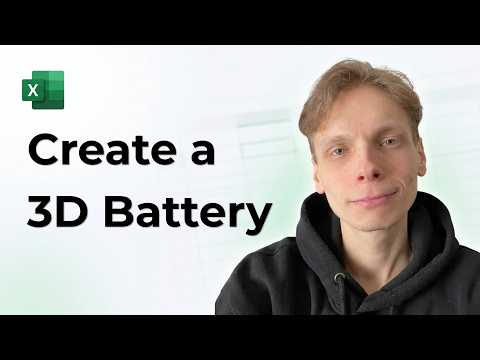 How to Create a 3D Battery with Conditional Formatting in Excel [2026 Easy Guide]
