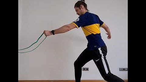 Split Stance One-Arm Row with Rotation