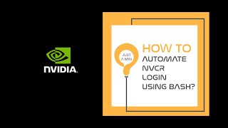 Just a Minute How to automate NVCR using BASH screenshot 3