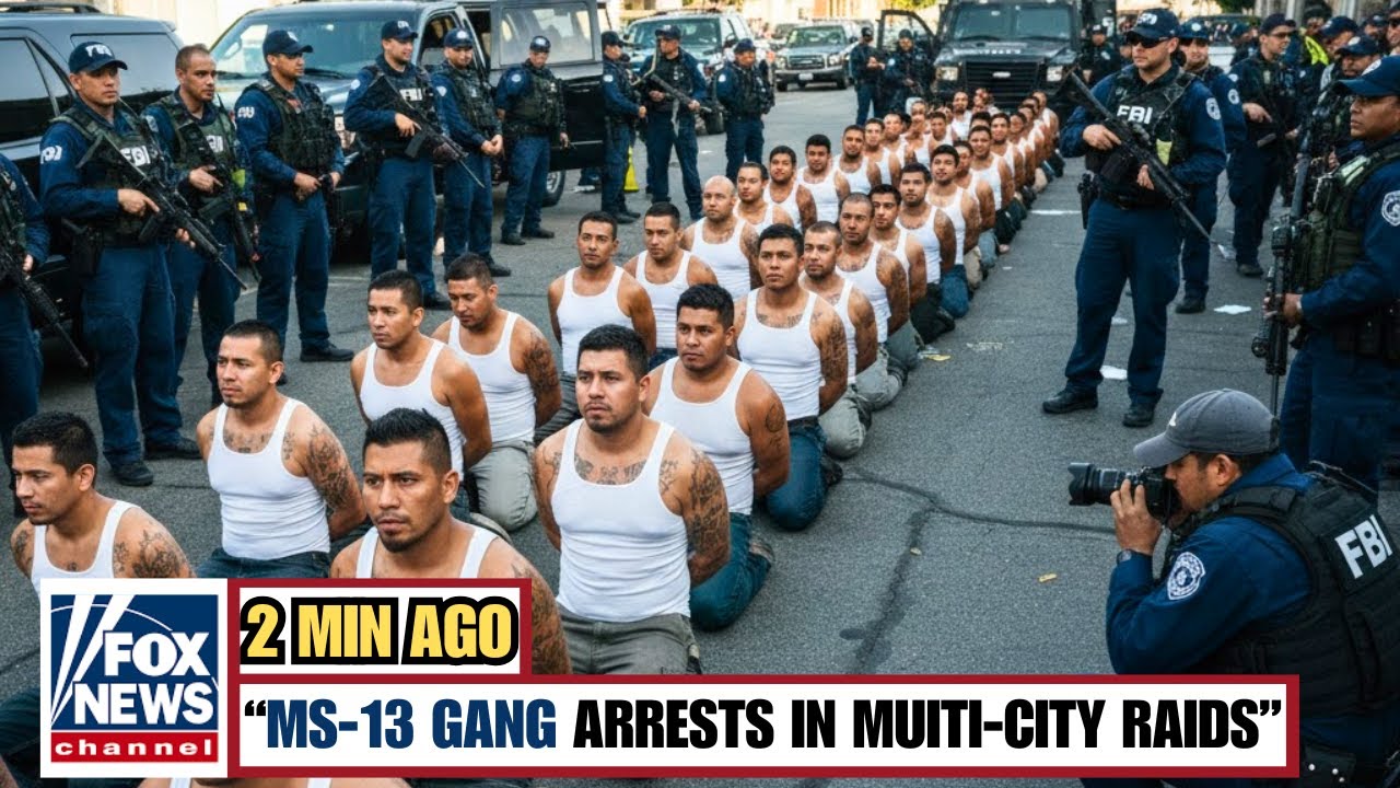 THOUSANDS of MS 13 Gang Members Arrested in Largest Multi City FBI & ICE Crackdown