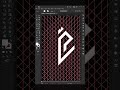 Modern logo design using grid | #logo  #logodesign #graphicdesign #shorts #adobeillustrator #foryou