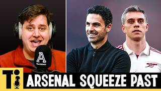 Arsenal squeeze past West Ham to keep the title alive