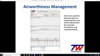 Airworthiness Management #5 -  Discrepancies