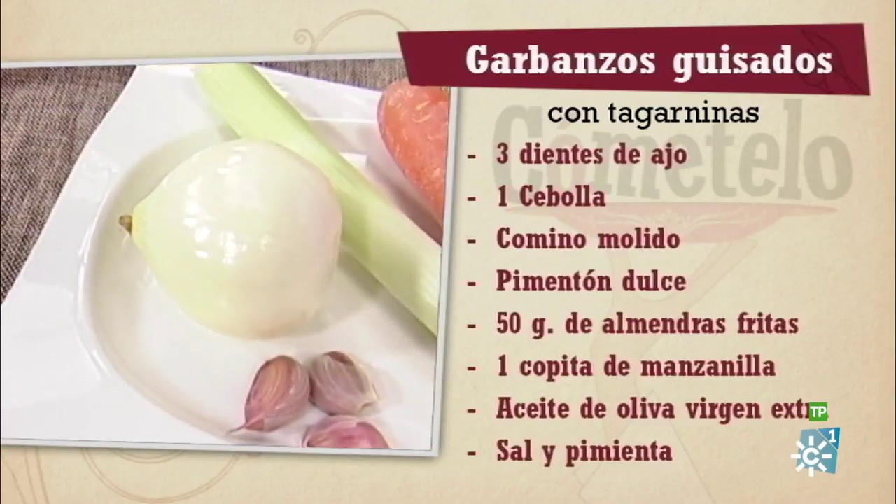 Cómetelo | Garbanzos con tagarninas