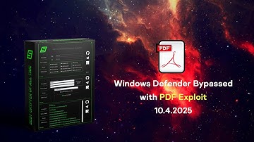 Bypassing Windows Defender with a PDF Exploit (Educational) | FUD Crypter | SpectrumEncryption.exe