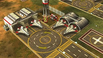 Aurora Bomber Mass Destruction - Command and Conquer Generals Zero Hour