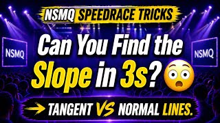 Find the gradient or slope of Normal and Tangent lines in Seconds | NSMQ Tricks | Kokochem Education