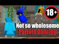 Dirty Parrots dancing - (18+) Minecraft Music Video