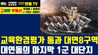 백만불TV] 알쓸돈부 - 대연동의 마지막 대단지 대연8구역 교육환경영향평가 통과!