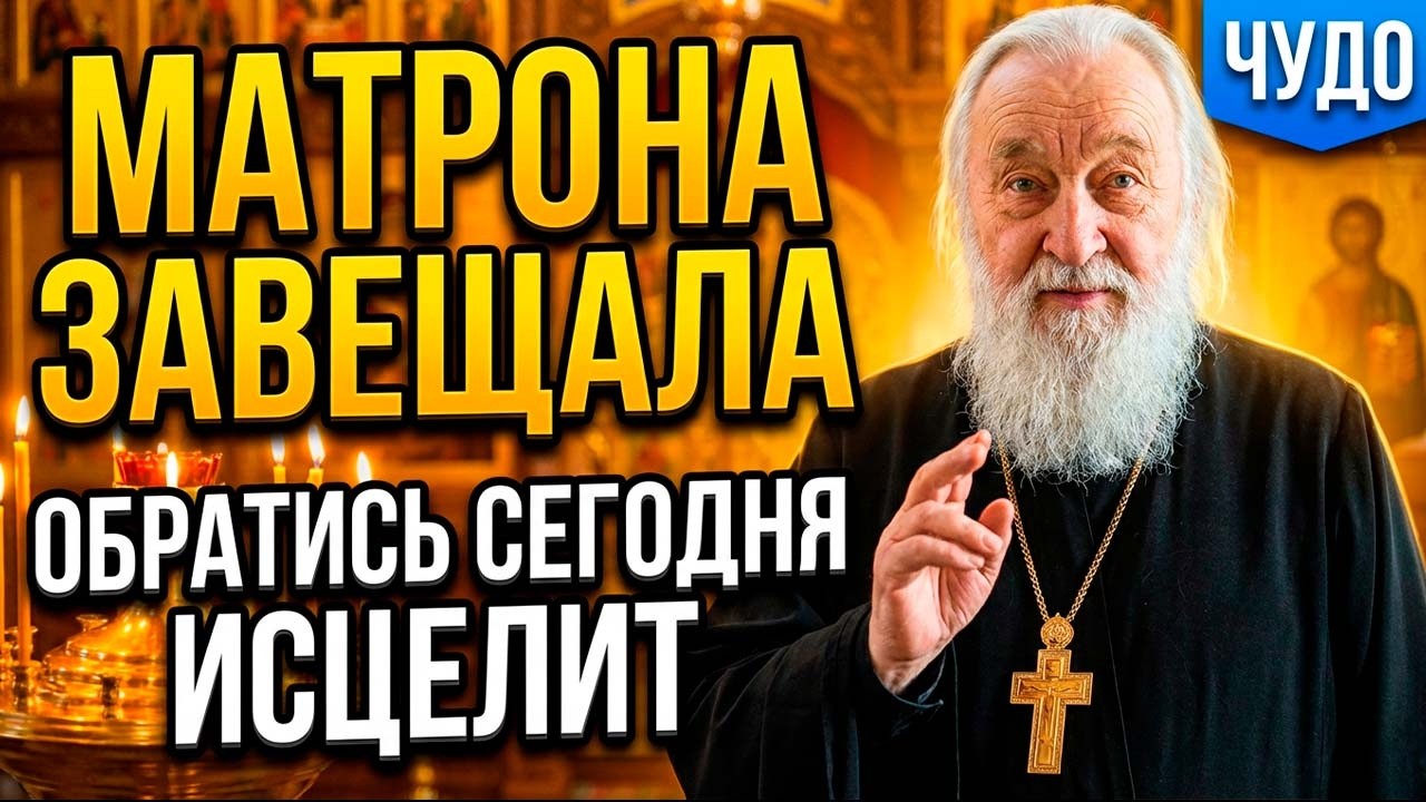 МАТРОНА МОСКОВСКАЯ ИСЦЕЛЯЕТ ТЕХ КТО ОБРАТИТСЯ К НЕЙ СЕГОДНЯ! Вот что блаженная завещала верующим