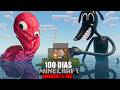 Sobrevivi 100 Días a las Criaturas de Trevor Henderson en Una Isla Desierta en Minecraft