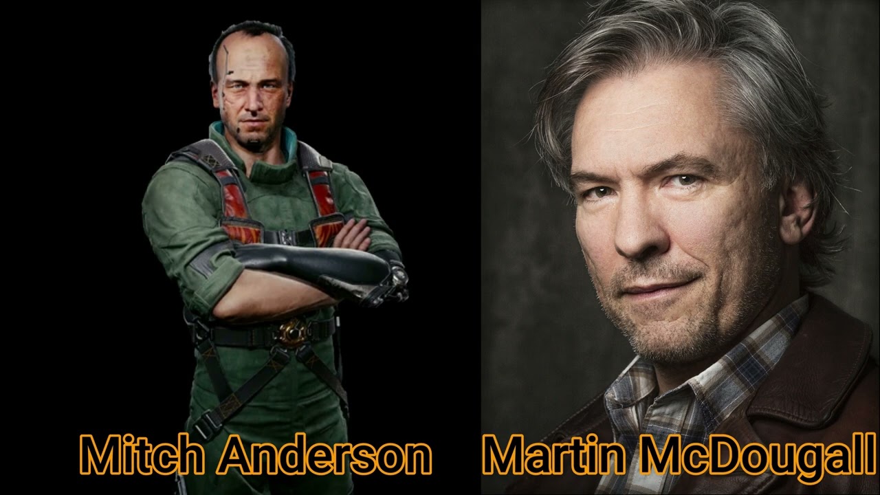 Character and Voice Actor - Cyberpunk 2077 -  Mitch Anderson - Martin McDougall
