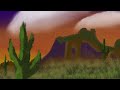 Steps Towards Home, Day 180 This one is a Night Lily Original #painting #desert #landscape #learning