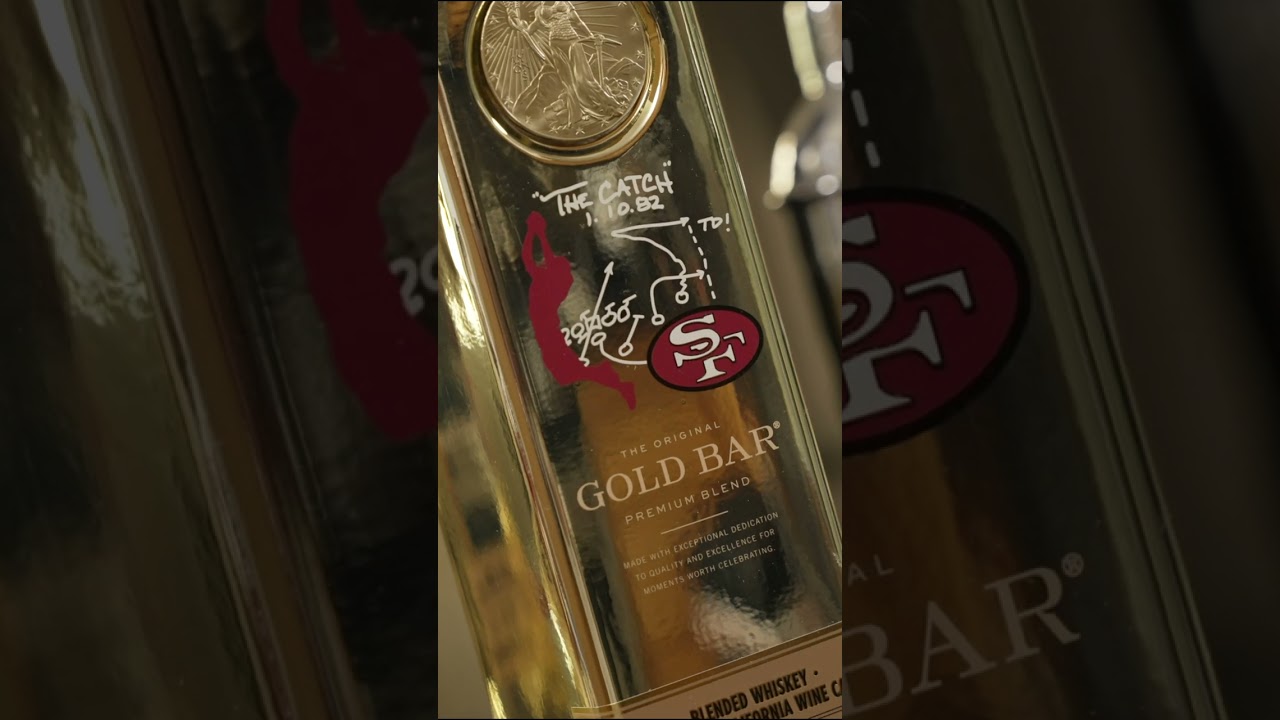 Gold Bar Whiskey Limited Edition "The Catch" Bottle