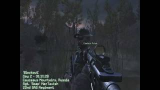 Kilplix Plays CoD 4 Modern Warfare #2 - Knife skillz