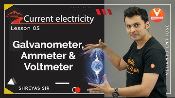 Current Electricity L-5 | Galvanometer, Ammeter & Voltmeter | Class 12 Physics | JEE 2022 | Vedantu