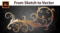 How to Design a Floral Frame from Sketch to Vector in Adobe Illustrator