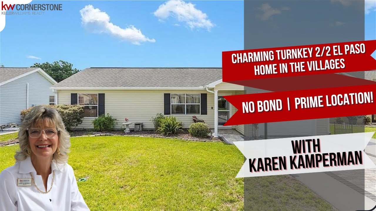 Charming TURNKEY 2/2 El Paso Home in The Villages | No Bond | Prime Location!