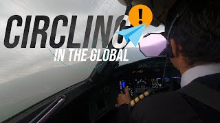 Circling in the Global Express | The Global Life | 4K