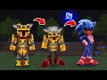 Minecraft MORPHING IN TO SONIC.EXE AS HEDGEHOG MOD !! DON'T MORPH IN TO SONIC !! Minecraft Mods