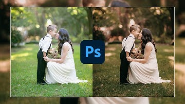 Moody Dark Green Orange Color Tone Preset |Free Preset| Photoshop Tutorial