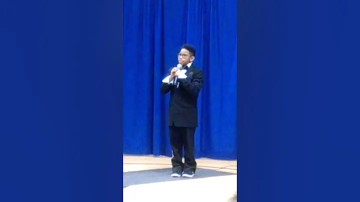 10 year Richard Settles III Singing Bruno Mars Jus...