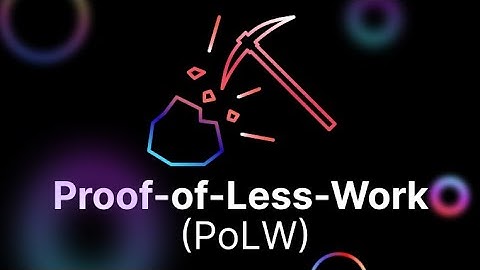 Alephium Proof of Less Work Consenus (POLW)