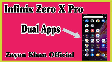 How to use dual apps on infinix Zero x new Mobile | infinix zero x pro mein double app kaise chalye