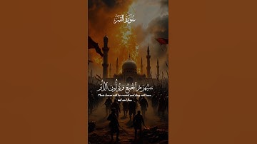 ﴿سيهزم الجمع ويولون الدبر۝بل الساعة موعدهم والساعة أدهى وأمر۝#احمد_النفيس #سورة_القمر