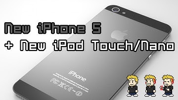 Brand New iPhone 5 + Redesigned iPod Touch & iPod Nano