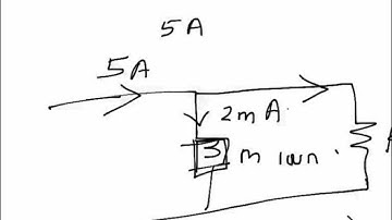 Electrical Engg: Ammeter reading (problem example)