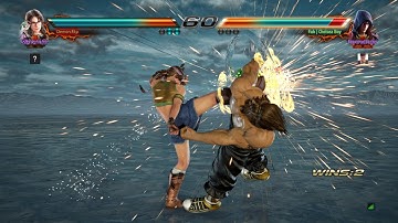 Tekken 7 Julia gives beautiful treatment to Jin Kazama...