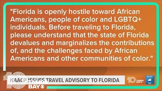 NAACP issues Florida travel advisory after the state blocks funds for college DEI programs