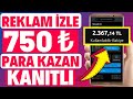 REKLAM İZLEYEREK GÜNDE 750 TL PARA KAZANMA (ÖDEME KANITLI) - İnternetten Para Kazanma 2021