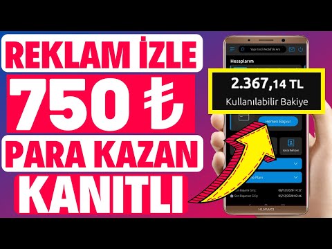 REKLAM İZLEYEREK GÜNDE 750 TL PARA KAZANMA (ÖDEME KANITLI) - İnternetten Para Kazanma 2021