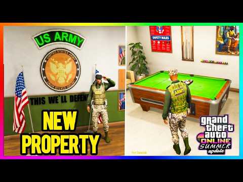 Gta 5 New Military Base Property, Army Barracks, Outfit, Weapons, Crew, Gta5 Rp (gta Online Update)