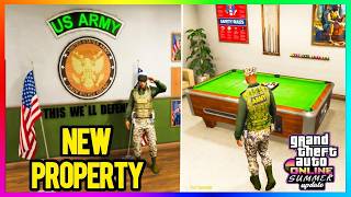 Gta 5 New Military Base Property, Army Barracks, Outfit, Weapons, Crew, Gta5 Rp (gta Online Update)
