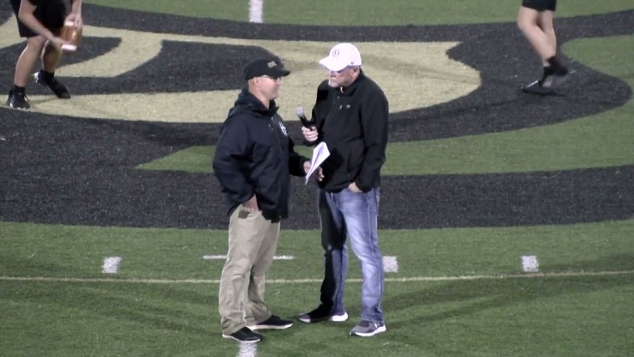 Farmington Knights Football Coach Erik Kruppe 45-6 Homecoming Win