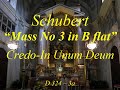 Schubert Mass No 3 In B Flat D324 3a Credo In Unum Deum Score mp3