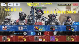 KILL CONFIRMED MATCH | Call of Duty | 44 Kills & MVP | COD
