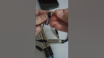 This USB type-C to 3.5mm DAC adapter that helps connect the Akai cables on the Android Phone #shorts