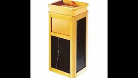 Nơi cung cấp thùng rác đá, bán thùng rác đá hoa cương, thùng rác đá hoa cương bỏ rác bên hông