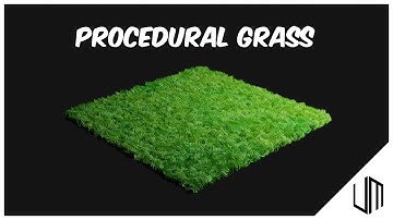 How to make PROCEDURAL GRASS in Blender