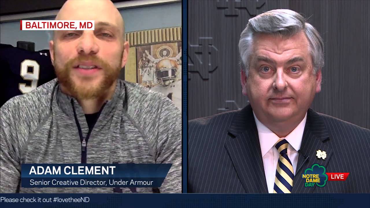 andy clement from under armour interview notre dame day 2015 youtube under armour interviews
