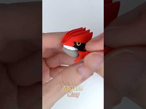 Making Cute <strong>mini</strong> Groudon <strong>Pokémon</strong> Clay #shorts #pokemon #clay #pokemongo