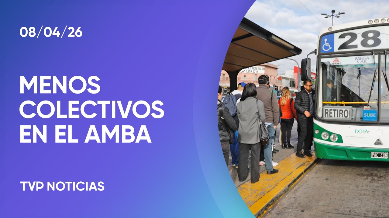 Colectivos en el AMBA: menos frecuencia y protestas - YouTube