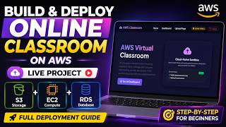 AWS Cloud Project Demo | Virtual Classroom Platform Using Flask, EC2, RDS & S3
