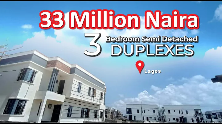 33 Million Naira 3Bedroom Semi Detached Duplex in Lagos